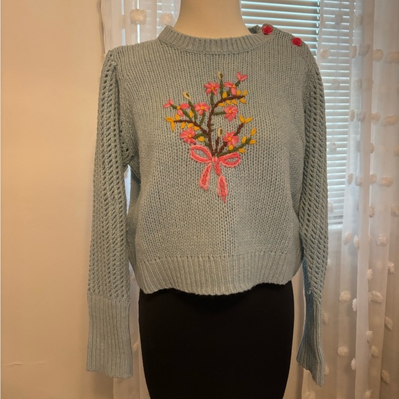LOVESHACKFANCY ROSIE SWEATER - Picture 2 of 4